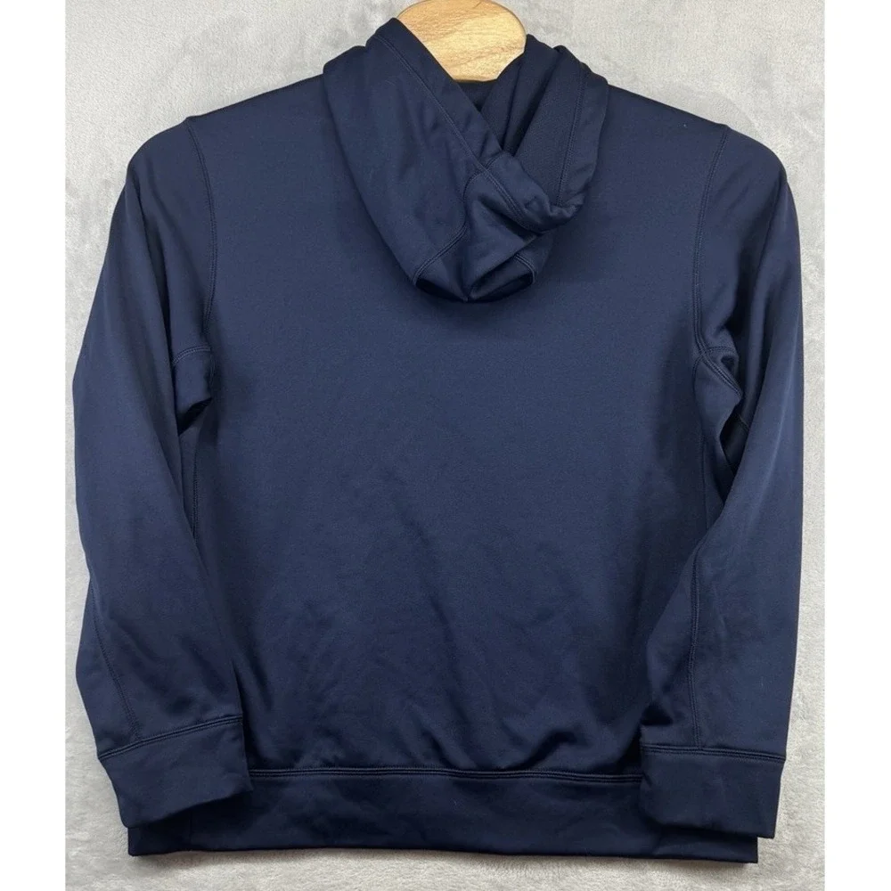 Nike UNC North Carolina Lacrosse Hoodie Sweatshirt Team Issued Blue Men's L